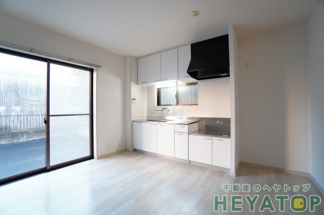 キッチン　ガスコンロが置けるキッチンで楽しくお料理