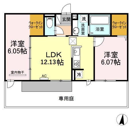 プリマベーラ小城駅通りの間取り