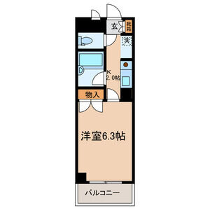 八王子市小比企町のマンションの間取り