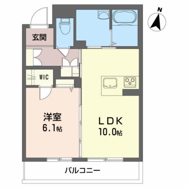 シャーメゾン　アンソレイエの間取り