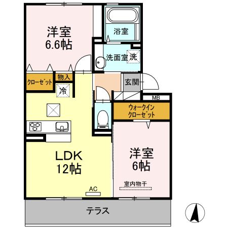 サンヒルズ守恒の間取り