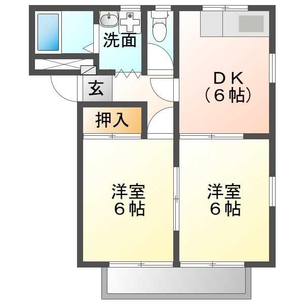 アークヒルズＴ　Ａの間取り