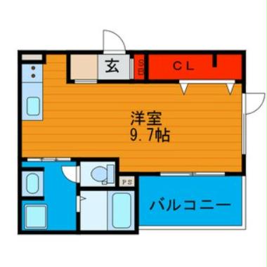 大阪市西淀川区大野のアパートの間取り