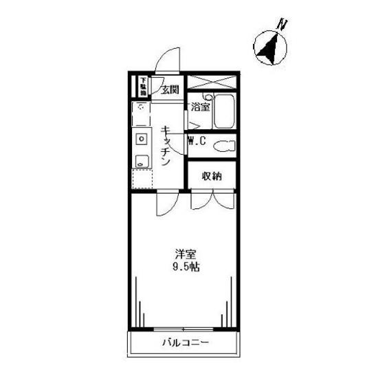 アルカザール玉川の間取り