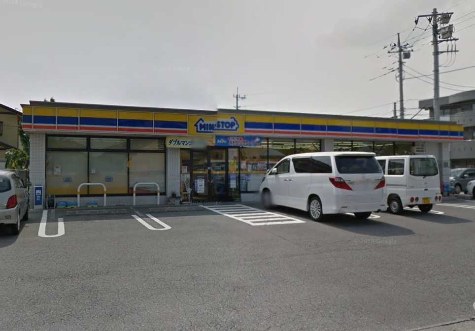 コンビニ　ミニストップ前橋荒牧店（コンビニ）まで450m