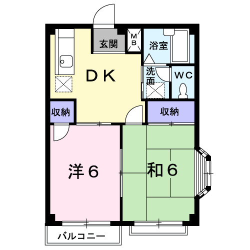 エルディム寿の間取り