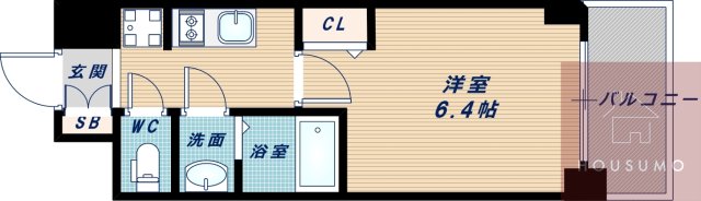 プレサンス新大阪ジェイズの間取り