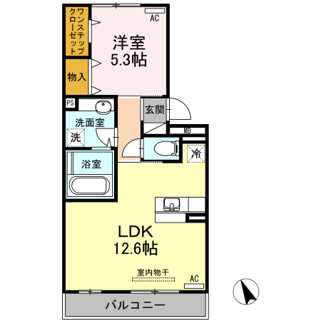 アプリコットの間取り