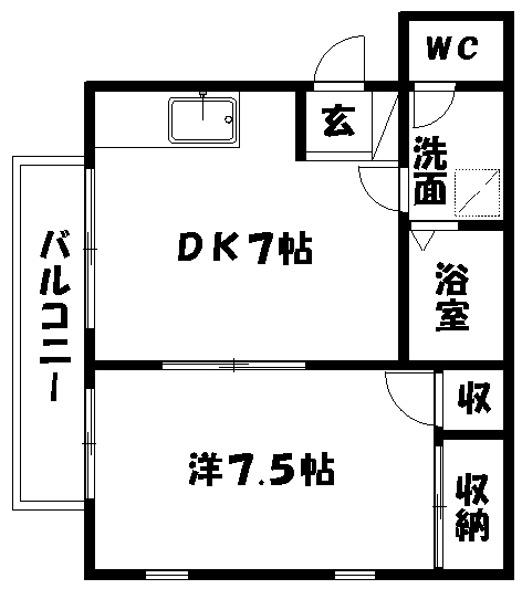 コナビック佐鳴台の間取り