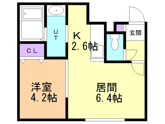 小樽駅前プレジデントの間取り