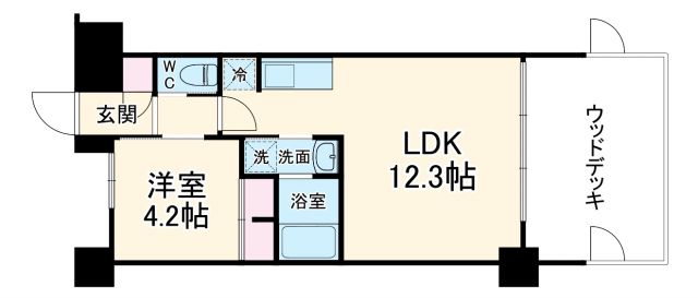 吹田市藤白台のマンションの間取り