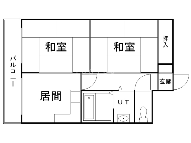 エスカイア麻生第二の間取り