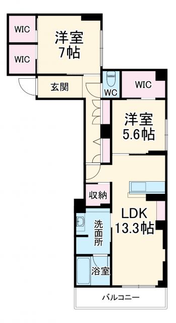 ソフィアルV番館の間取り