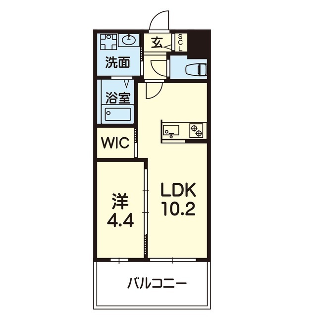 ライズ健軍参道の間取り