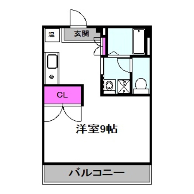 アヴェーレ金下Iの間取り