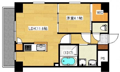 ソラーナ天満町の間取り