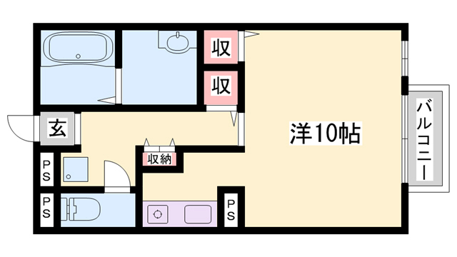 メゾンボヌールの間取り