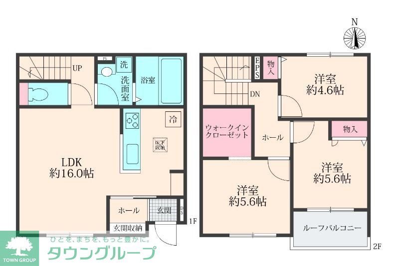 さいたま市北区日進町のアパートの間取り