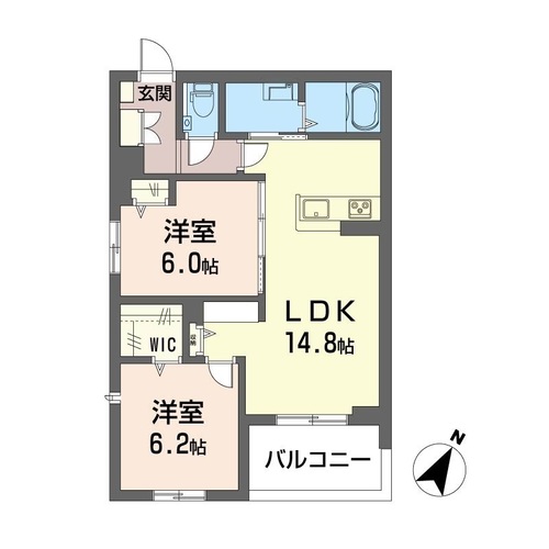 シャーメゾン天久保（積水5）の間取り