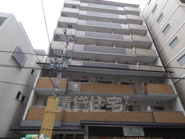 【京都市中京区下古城町のマンションの建物外観】