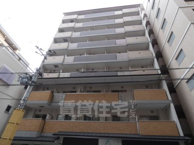 【京都市中京区下古城町のマンションの建物外観】