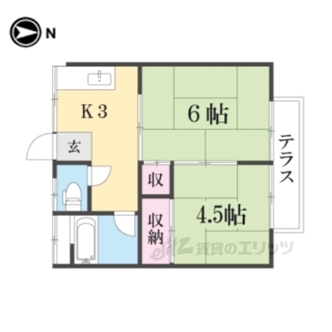 鳩マンションの間取り