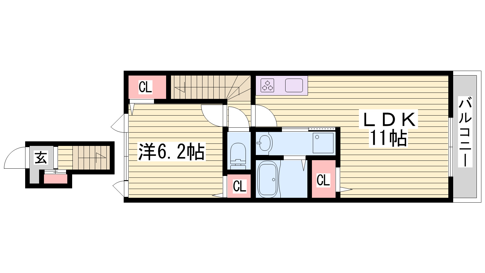 フェーレースの間取り