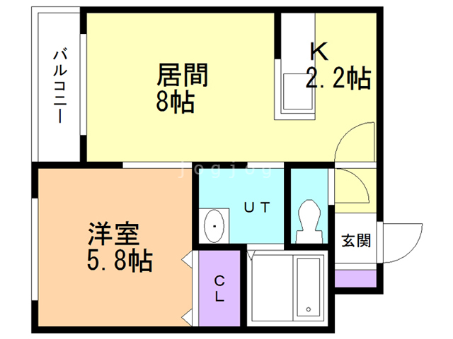 メープル豊平公園の間取り