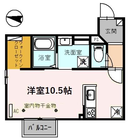 フルーリィアの間取り