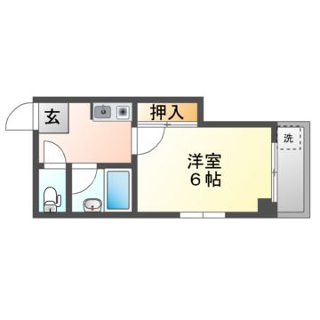 【城陽市長池のアパートの間取り】