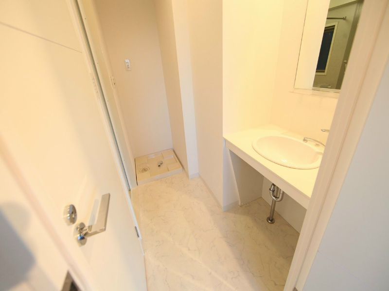 洗面設備　脱衣所　独立洗面台　室内洗濯機置き場