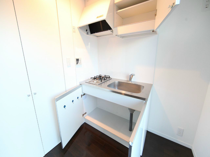 キッチン　システムキッチン（ガス2口コンロ付）