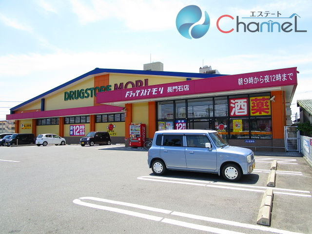 ドラックストア　ドラッグストアモリ長門石店（ドラッグストア）まで618m