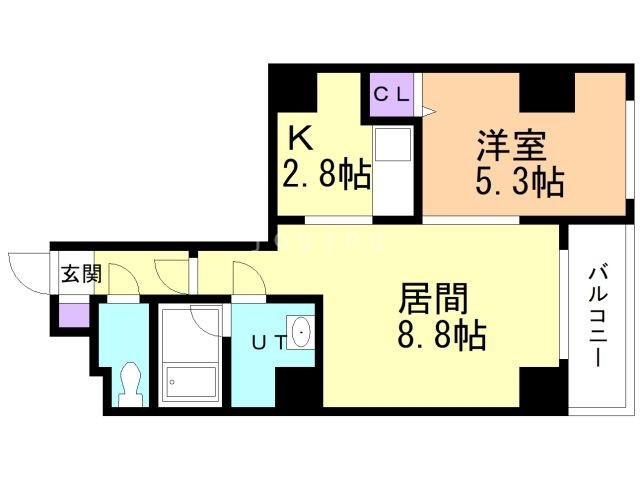 エステラ南３条館Ａの間取り