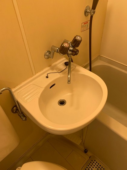 洗面設備　※別号室のお写真です。