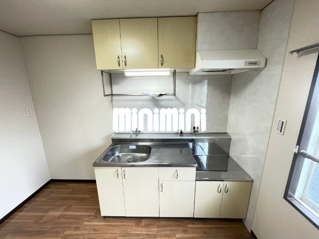 キッチン　ガスコンロ設置可