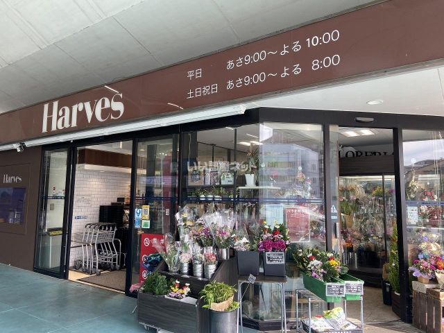 スーパー　ハーベス東生駒店（スーパー）まで376m