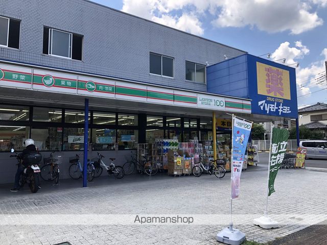 コンビニ　ローソンストア１００（コンビニ）まで407m