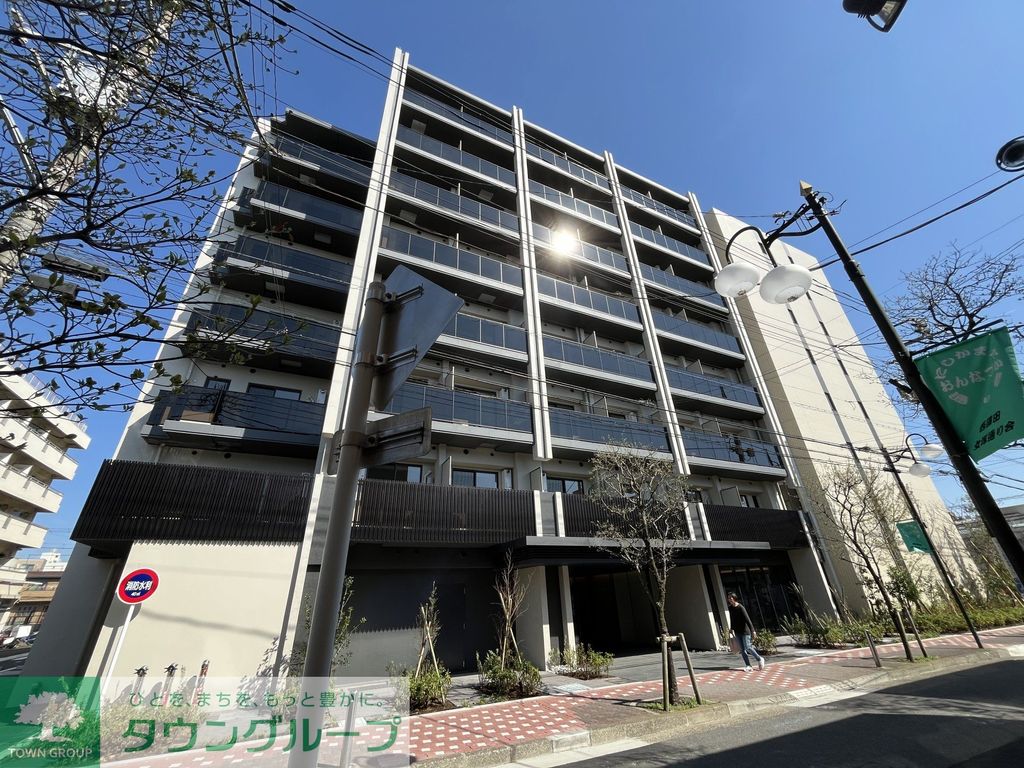 建物外観　光インターネット無料！礼金なしの新築物件です！