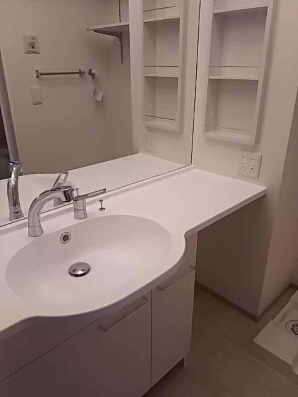 洗面設備　図面と現状に相違がある場合には現状を優先