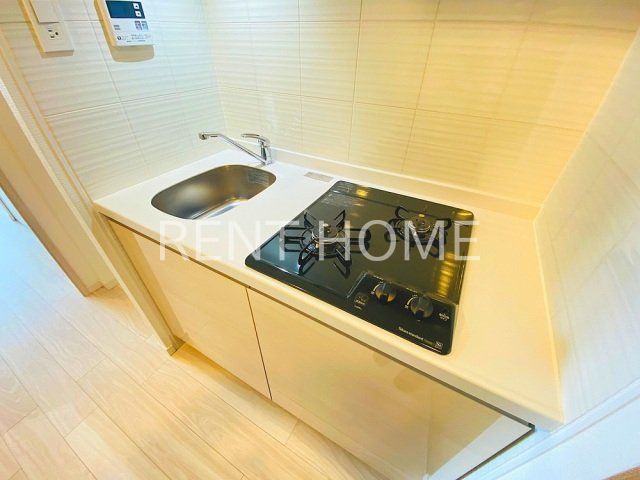 キッチン　２口ガスコンロ付き