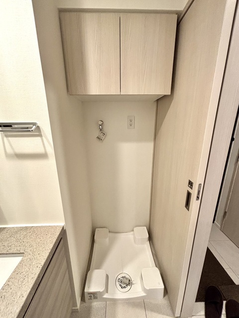 洗面設備　洗濯機置き場　２０２５年１０月撮影