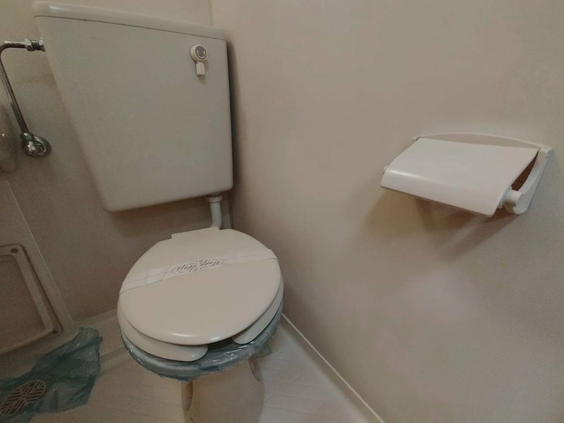 トイレ　清潔感のあるトイレです。