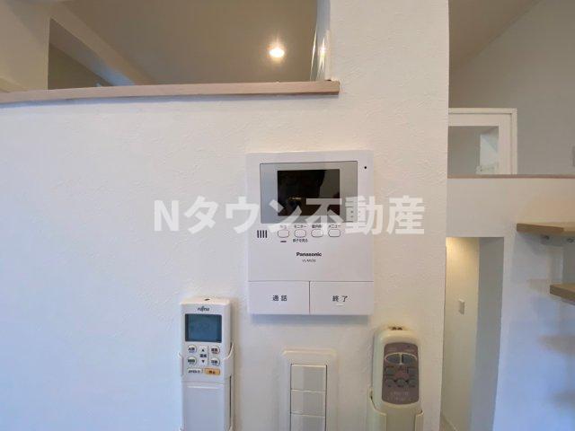セキュリティ　モニター付きインターフォンです