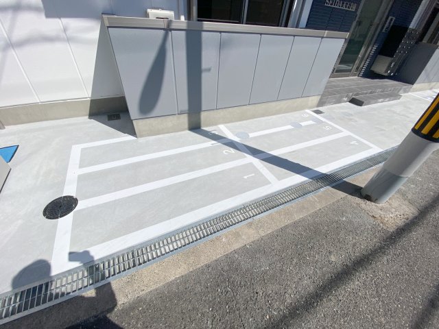 その他共有部分　自転車はこちらに置けます
