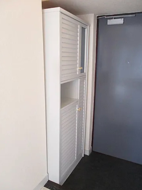 玄関　収納もある玄関です