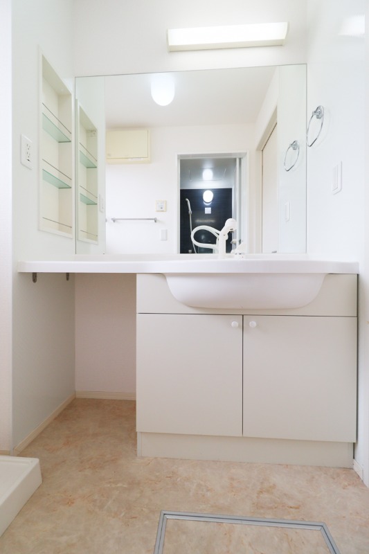 洗面設備　図面と現状に相違がある場合には現状を優先