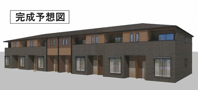 建物外観　建築中