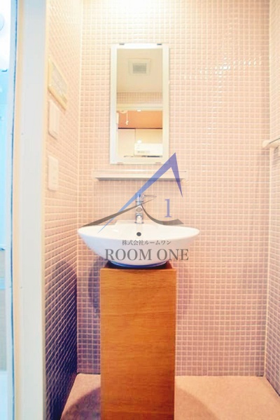 洗面設備　洗面台です。