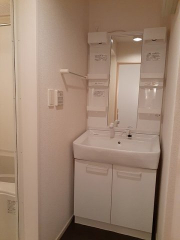 洗面設備　広い洗面スペース